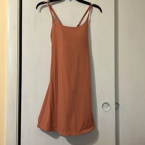 Medium, NWT Halara easy peazy dress in a “Make you Blush - Coral”